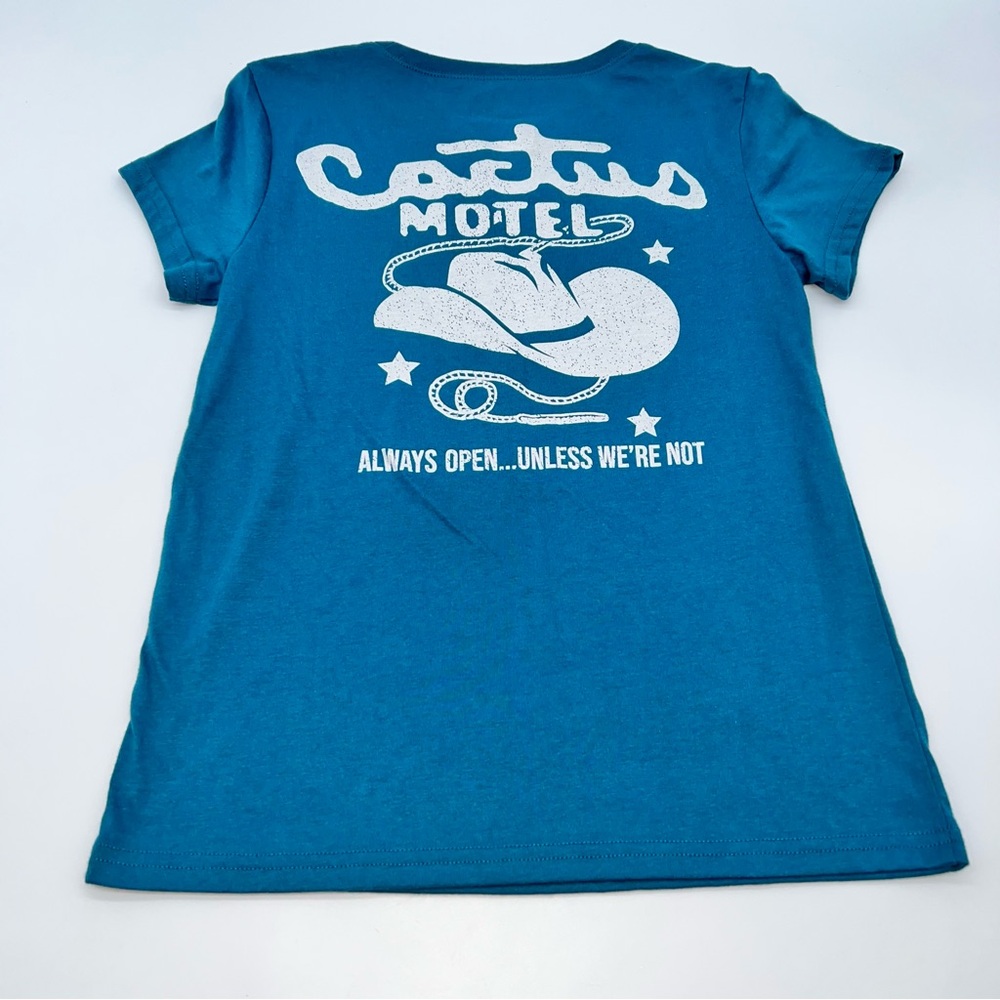 Wound Up Teal 'Cactus Motel' Kids Tee - Picture 3 of 4